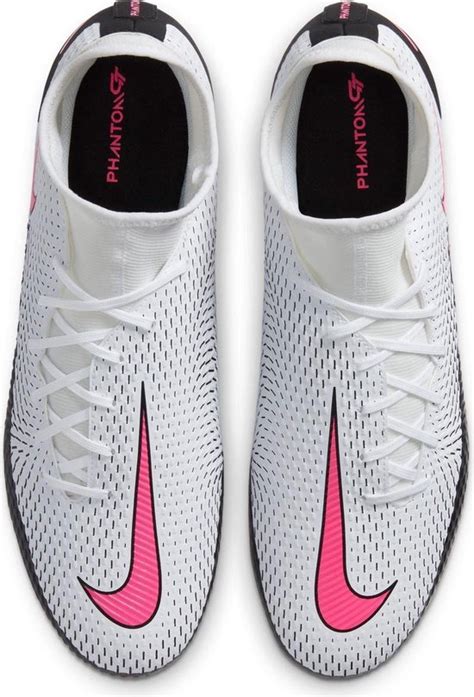 nike phantom gt club mg voetbalschoenen wit/roze|nike phantom schoenen.